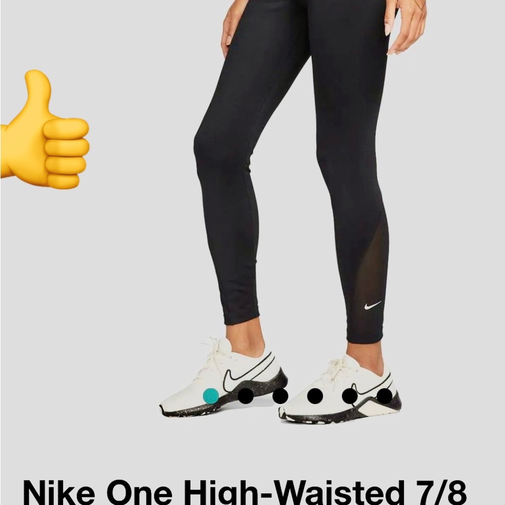 Nike Black High-Waisted Training Leggings